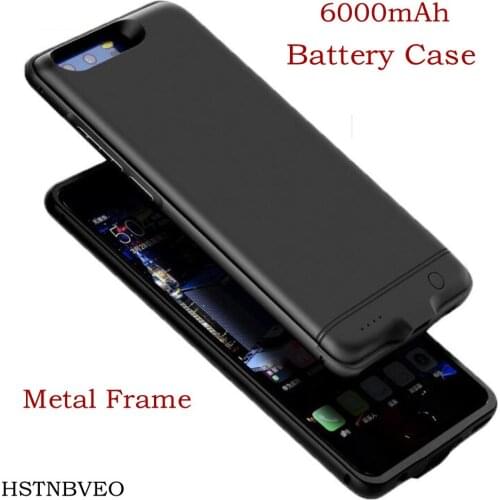 For Huawei Honor 8 Battery Case Aluminum Metal frame Smart Phone Charging Cover Power Bank Battery Charger Case For Honor 9