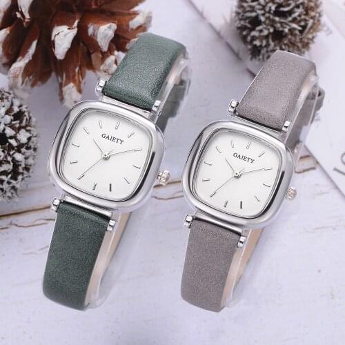 Business Womens Wrist Watches Luxury Branded Ladies Watch PU Belt Quartz Female Wristwatch Clock Horloges Vrouwen Reloj Mujer