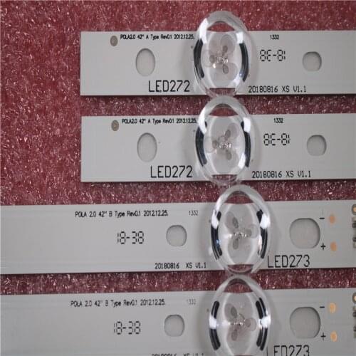 For LG 42 inch TV INNOTEK POLA2.0 42 Rev0.1 Pola 2.0 T420HVN05.0 42LN5400 42LN5300 T420HVN05.2 LED Backlight strip