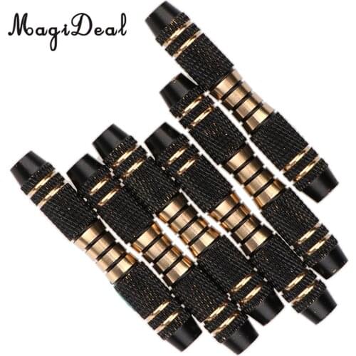 MagiDeal Professional 6Pcs 16g Dart Replacement Barrels for Soft Tip Dart and Steel Tip Dart for Funny Family Party Dart Sports