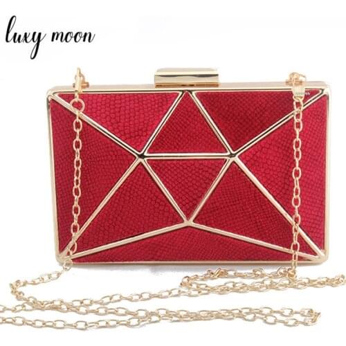 Red Clutch Bag For Women Luxury Handbags Women Bags Designer Shoulder Bags Elegant Wedding Clutch Purse bolsa feminina ZD1334