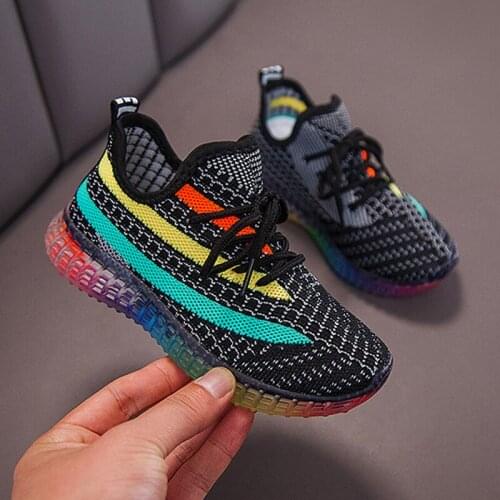 Summer Children Sport Shoes Mesh Kid Running Sneakers Girls Lightweight Breathable Trainers Boy walking shoes Chaussure Enfant