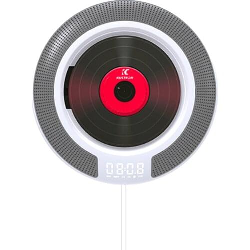 Wall Mounted CD Player with Bluetooth FM Radio Supports CD USB TF U Disk AUX