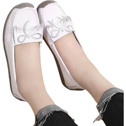 YSHUNIJ 2021 New Mom Shoes Flat Bottom Nurse Shoes Spring/summer Ladies Pregnant Women Shoes Casual Womens Shoes Soft Bottom