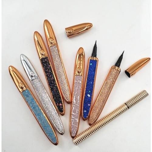Makeup Eyelash Liquid Eyeliner Pencil Magnet-Free Glue-Free For False Eyelashes Eye Liner Pen Magic Self-Adhesive Quick Dry