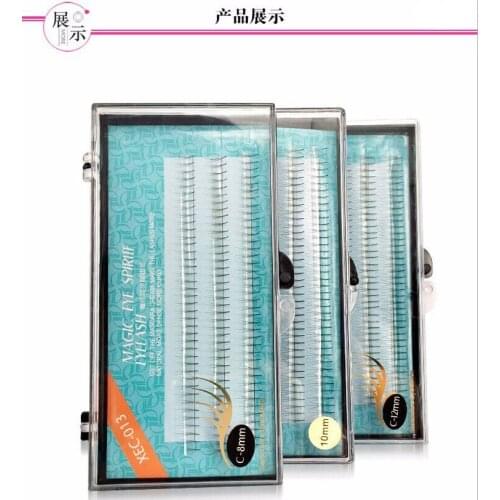 Charming 3 roots lash faux mink hair silk lashes eyelash extensions false mink eyelash extensions 3d 6d curl lashes fake lashes