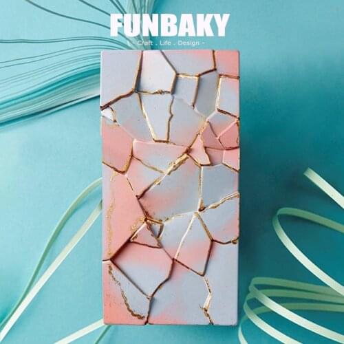 FUNBAKY Creative Chocolate Mold Silicone Baking Tool Household Mini Chocolate Bar Mold Tray