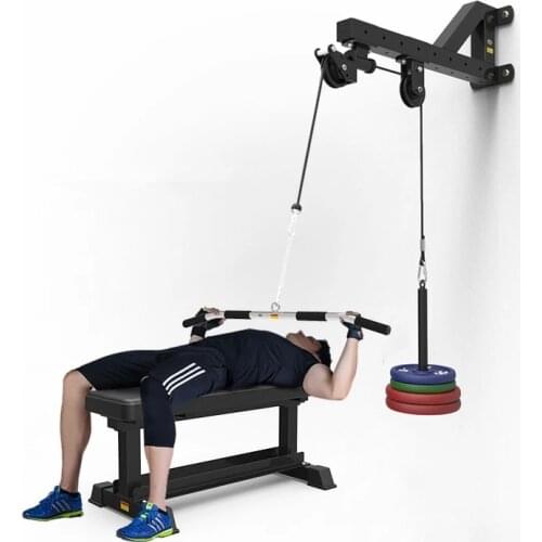 The Home Gym Fitness Cable Machine Attachments another Triceps Biceps Pulley System Rowing Equipment Drop Down Trainer F2011