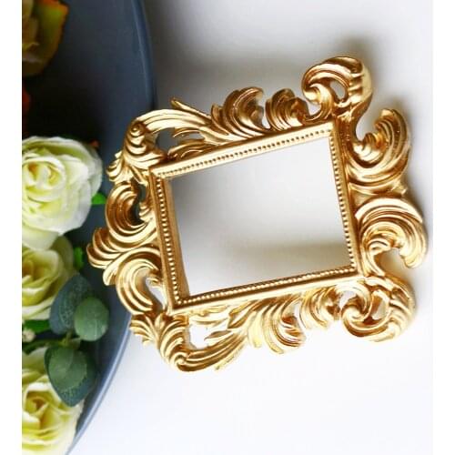 Vintage Photo Frame Baroque Style Mount Antique Style Photo/ Picture/ Poster Frame - 11.5x8.7x0.8cm