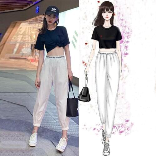 Women Pants Casual Sports Pants Womens Pants Spring And Summer Loose Bloomers Pantalones De Mujer