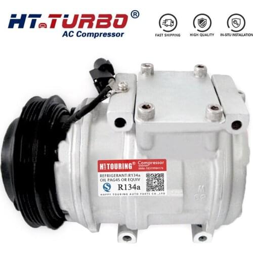For OK56E-61-450A 13050-04203 2B041-0204 10PA17C AC Compressor for KIA Carnival I 2.9 TD 98-01 / KIA Carnival II 2.9 CRDi 02-06