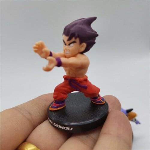 Bandai DRAGON BALL Version Q Action Figures Son Goku Vegeta IV Model Toy PVC Ornaments Collection Dolls