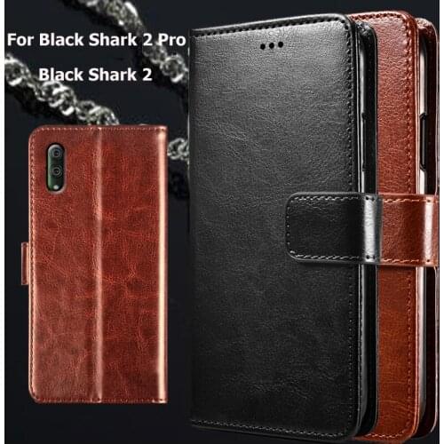 For Xiaomi Black Shark 2 Flip Phone Case For Xiaomi Black Shark 2 Xiaomi Black Shark 2 Pro Coque Funda PU Leather Wallet Cover