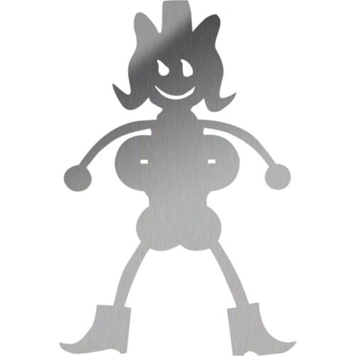 Brand New Stainless Steel Barbecue Skewers Sheet Men/Women Shaped Hot Dog Cooker for Outdoor Picnic