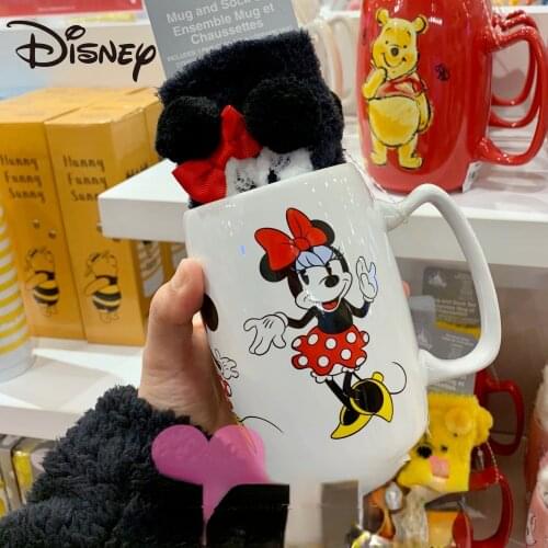 Disney Winnie-the-pooh and Marie hand-painted mug socks Christmas gift for a long distance relationship mug coffee mug