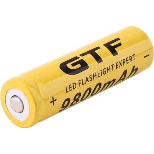 GTF 18650 3.7V 9800mAh Li-ion Rechargeable Battery for flashlight headlamp electronic products 18650 lithium batteries