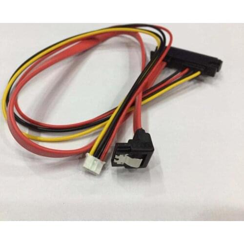 Desktop Power Supply 4Pin to SATA Plug Cable, Integrated Hard Disk Drive Data Cable Power Supply Line 7 + 15P Line