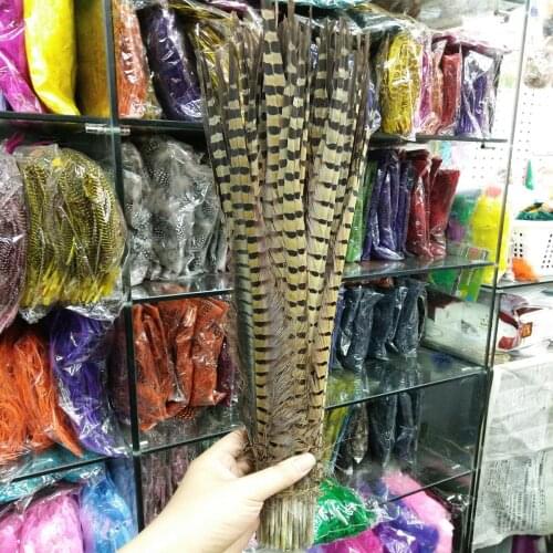 Beautiful 22-24inches/55-60cm 100 Pcs Natural Pheasants Feathers Stage Performances Wedding Decoration Accessories