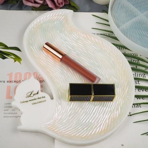 Squirrel Tail Tray Epoxy Resin Mold Dish Tray Jewelry Storage Plate Show Silicone Mould DIY Crafts Home Decorations Casting Tool