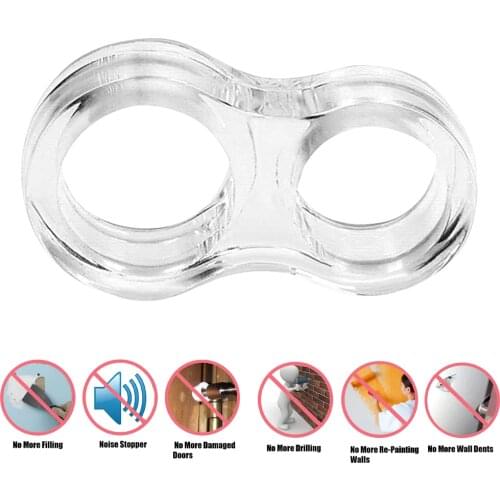 Transparent Door Stop Door Handle Buffer Baby Safety Children Protection Walls And Furniture Door Stopper Kitchen Bedroom