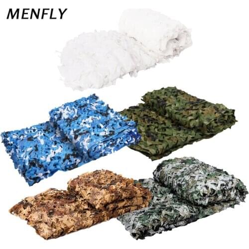 MENFLY 3x4M with Gridlines Used for Camouflage of Various Military Equipment Bars Restaurants Parks Decoration Themed Sets Net