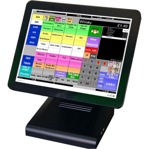 Pos system machine 15inch screen single pos all in one for supermarket