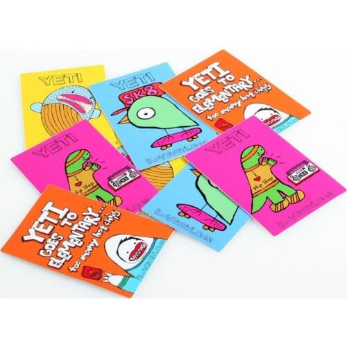 Screen Printing Outdoor Glossy Custom removable electrostatic window reverse stickers labels printing in china --- DH10088