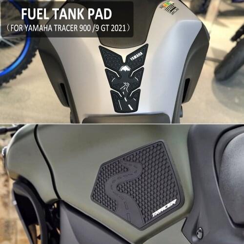 TRACER 900 TRACER 9 GT 2021 Motorcycle Non-slip Side Fuel Tank Stickers Waterproof Pad Rubber Sticker For YAMAHA MT-09 MT09