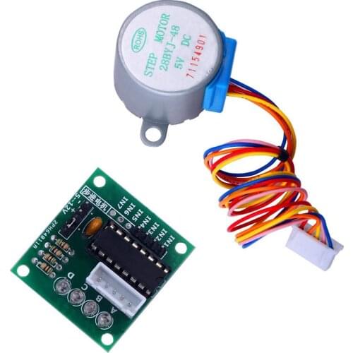 1 set 28BYJ-48 12V 4 phases DC reducer Stepper motor + ULN2003 Controller board for arduino