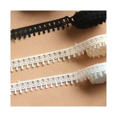 1yard/lot Width:1.4cm Exquisite Water drop style hollowed-out water-soluble lace hand embroidery Clothing Accessories (ss-2046)