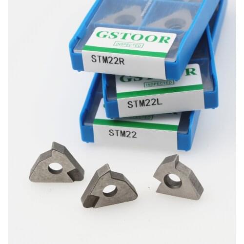 10PCS STM22 STM22R STM22L Thread Carbide Shim Seat Carbide Blade CNC Turning Tools Lathe Accessories