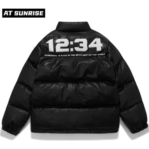 ATSUNRISE Men's Faux Leather Jackets