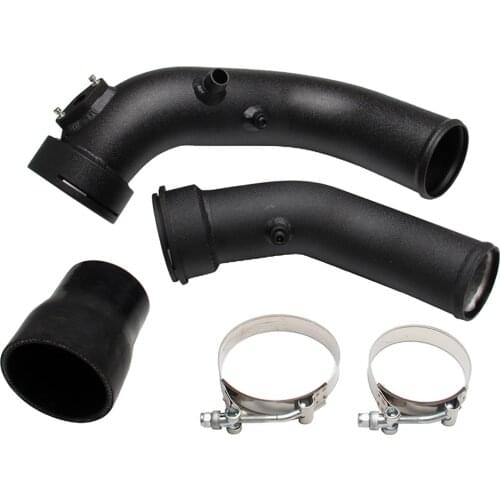 Black Air Intake Turbo Charge Pipe Kit Aluminum Alloy For BMW F30 F31, 335i, F32, M235, F32, F20, F87