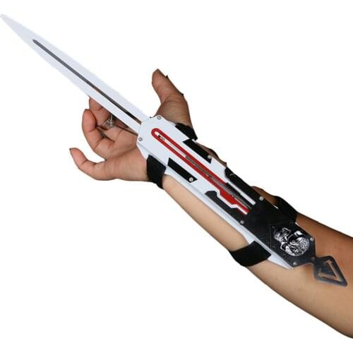 Black Flag Hidden Blade Sleeve Sword Toys Gifts Action Figure Edward Cosplay Props Revolutionary Arrow Can Eject