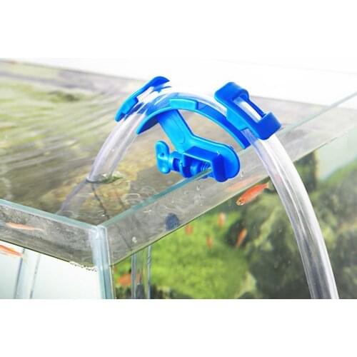 Fish Tank Water Change Fixing Clamp Holder Aquarium Water Pipe Filter Firmly Hold Filtration Hose Bracket Pipe Fixing Tube Clip