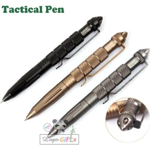 HOT SALE !!! outdoor tactical pen gun+WRITING ballpoint pen+self defense +3 colors writing ink refills +free shipping