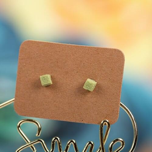 Exquisite Cartoon Multicolor Ceramic Earrings #LY317 accessories cadeau femme серьги крестики