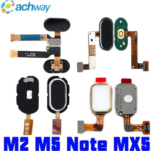 Meizu MX5 Home Button M2 M3 M5 Note Fingerprint Touch ID Sensor Recognition Flex Cable Ribbon Replacement Parts Meizu MX5 Button