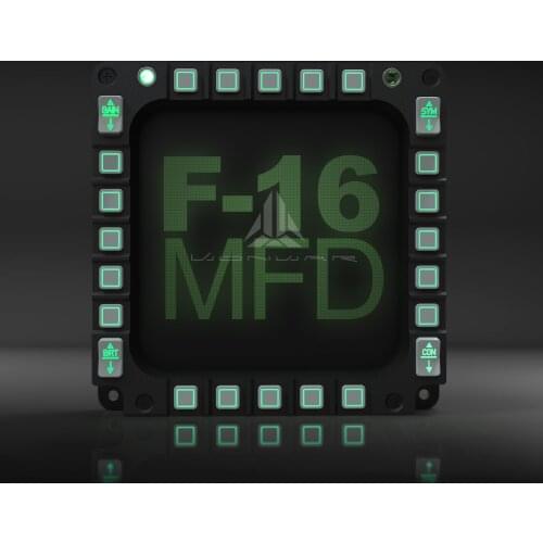 F16 cockpit flight simulation MFD and other instruments are dedicated to DCS or falcon BMS