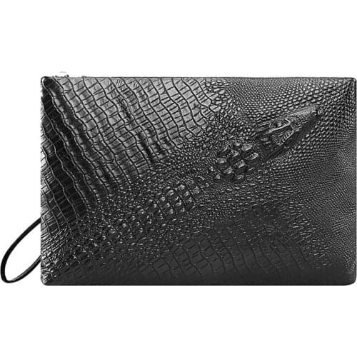 Weysfor Fashion Men Clutch Bag Large Capacity Wallet Cell Phone Pocket Passcard Pocket High Quality Multifunction Wallet For Men