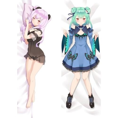 Newly Design Anime Dakimakura Vtuber Uruha Rushia Girls HD Print Pillowcase Body Hugging Pillow Cover Case Costume Collectible