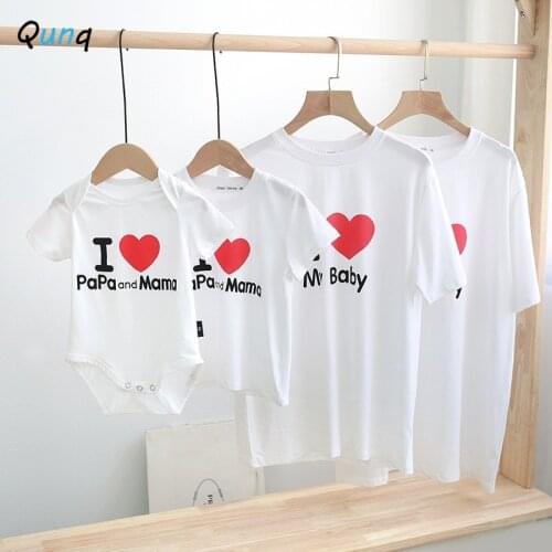 Qunque/群鹊 T-shirts For Dad And Son For A Photo Shoot