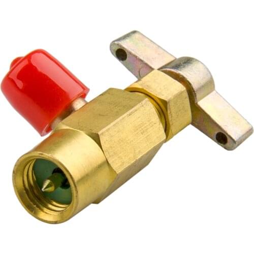 R-134a R-134 AC Interdynamics DV-134 Brass CAN TAP Disp ensing Valve 1/2" ACME diagnostic-tool 1/2 valve