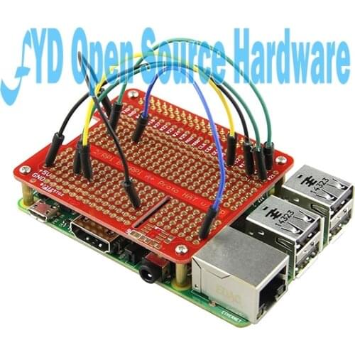 HAT gold tunnel plate DIY soldering kit for Raspberry