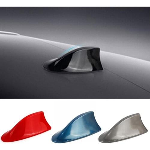 Universal Car Shark Fin Roof Antenna FM/AM Radio Aerial for Mazda BMW Hyundai/Kia/Toyota Removable Sticker Car Styling Antenna