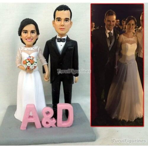 Ooak polymer clay resin doll Happy Birthday handmade gift statue figure art work decoration dolls car decor cake decor topper