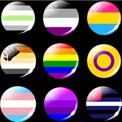 Rainbow Pride Flag Fridge Magnet Souvenir Freedom Equality Love Sign Stickers Magnetic Message Board for Refrigerator Decor
