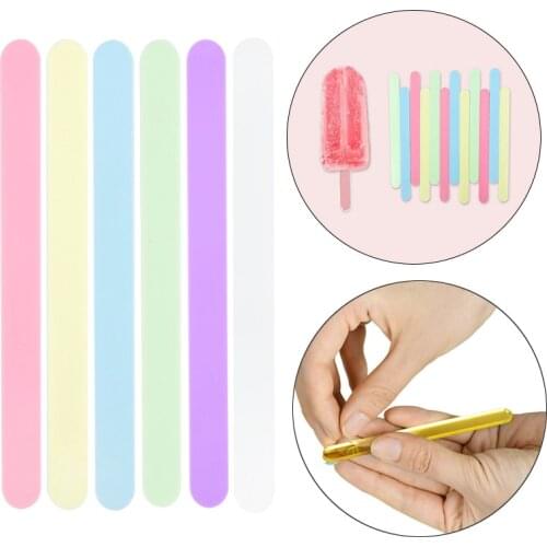 10pcs Acrylic Mirror Ice Cream Sticks Kids Making Pop Popsicle Stick For Kitchen Summer DIY Handmade Ice Cream Mould Tools Gifts