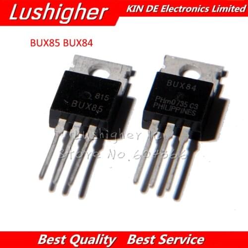 10pcs BUX85 BUX84 TO-220 ( 5PCS BUX85G + 5PCS BUX84G ) TO220 NPN Original
