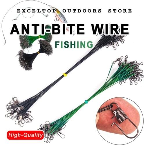 Outdoor fishing gear, anti-bite wire, front wire, anti-wrap braided wire
